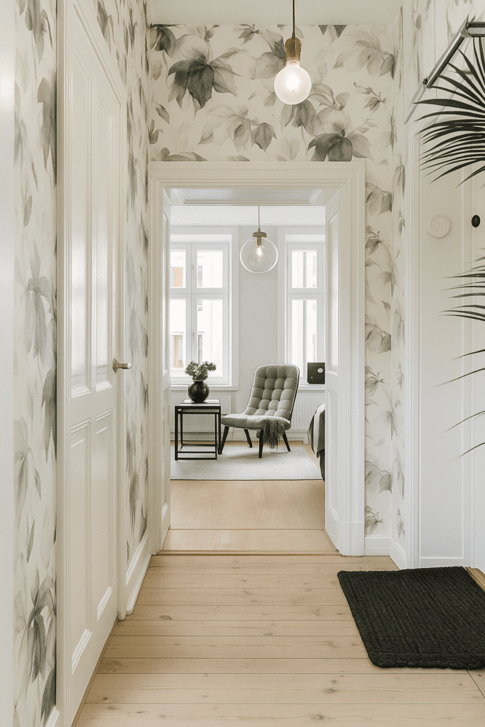 Chic Hallway Wallpaper Ideas