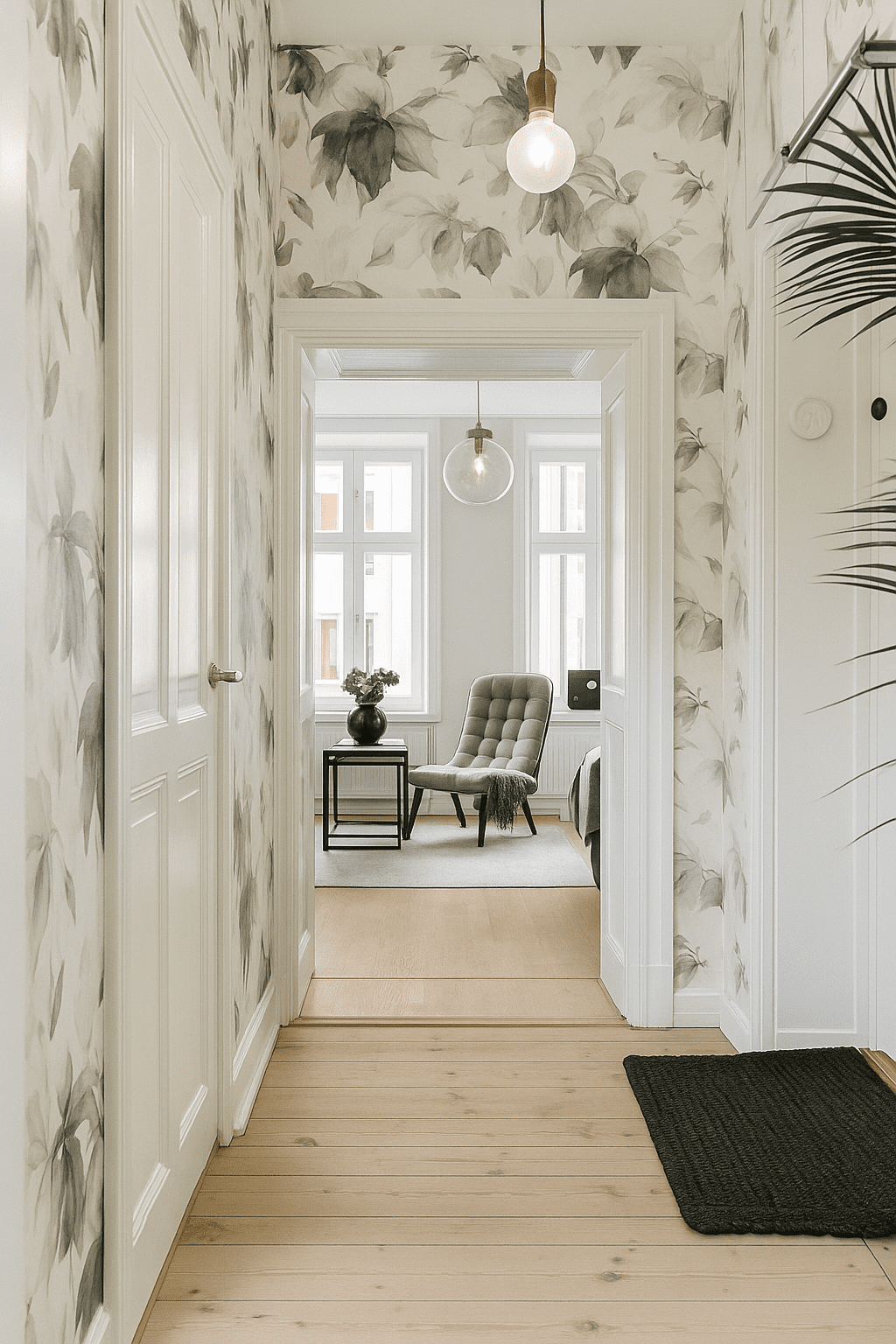 Chic Hallway Wallpaper Ideas