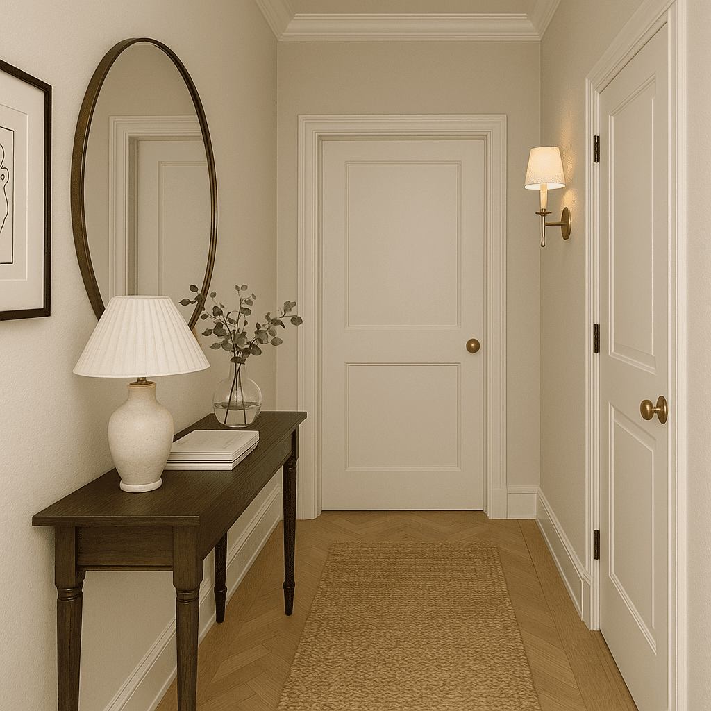 Small Chic Hallway