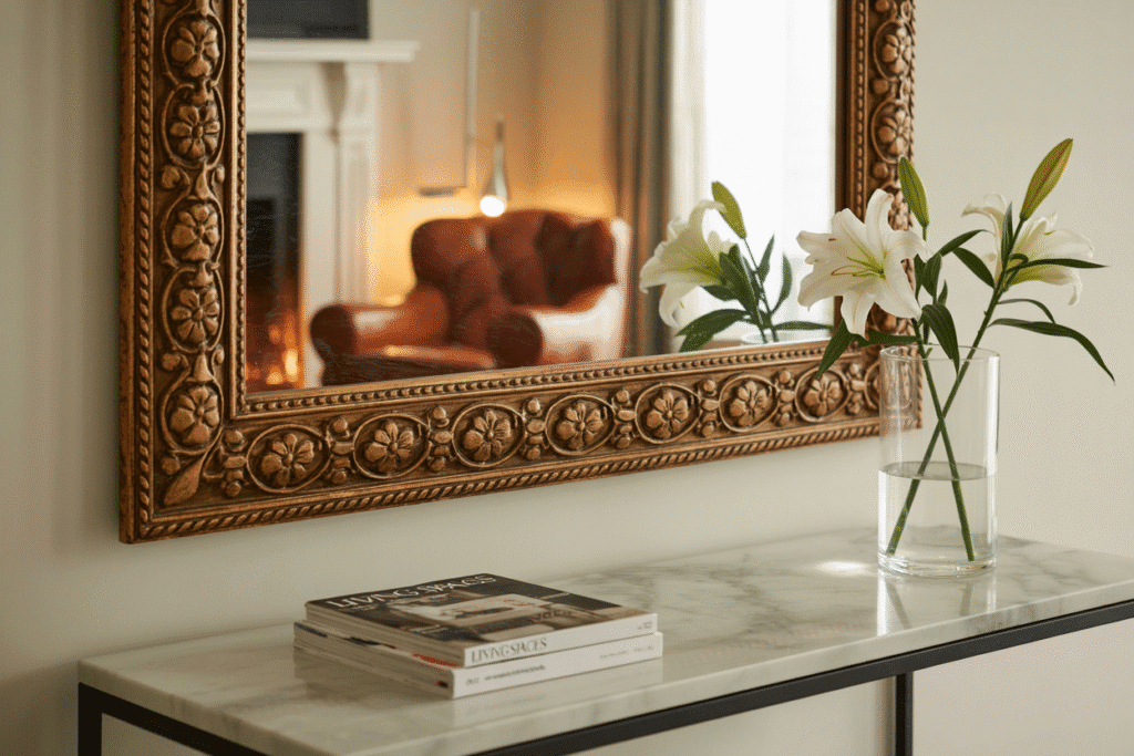 wall mirror ideas living room