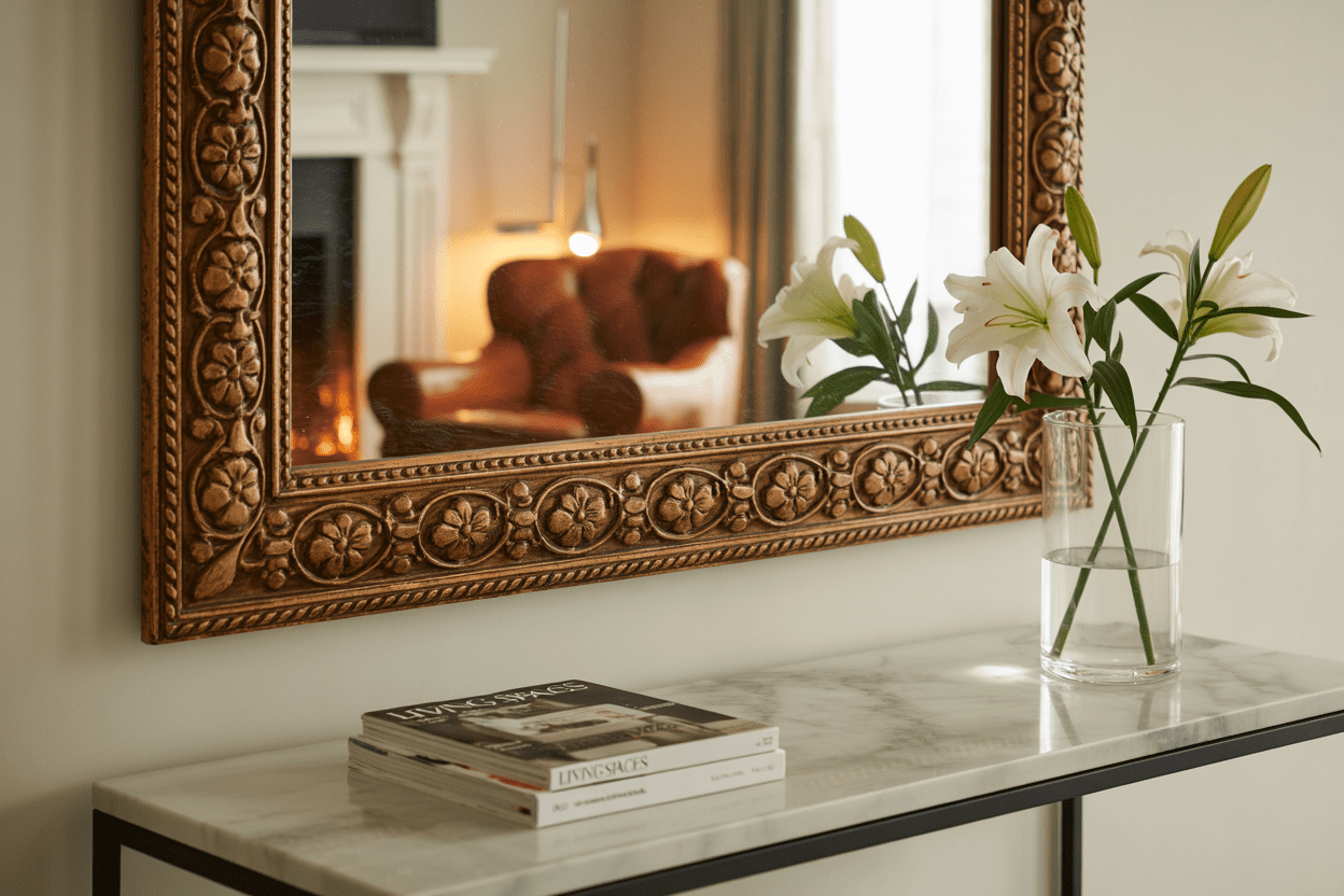 wall mirror ideas living room