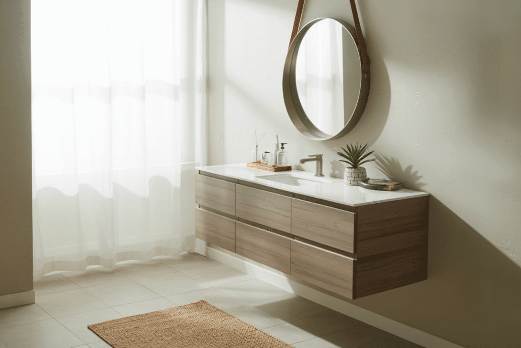 renter friendly bathroom ideas