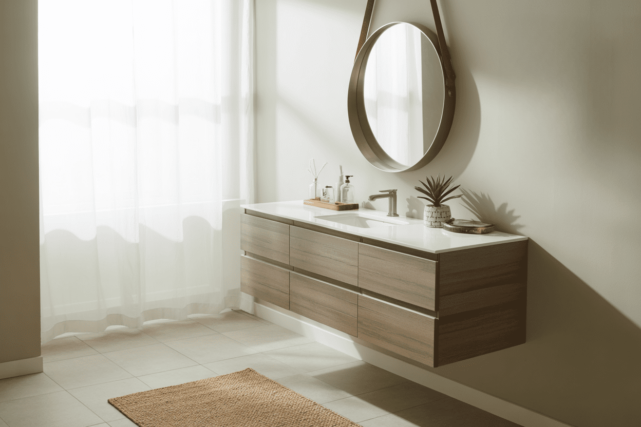 renter friendly bathroom ideas