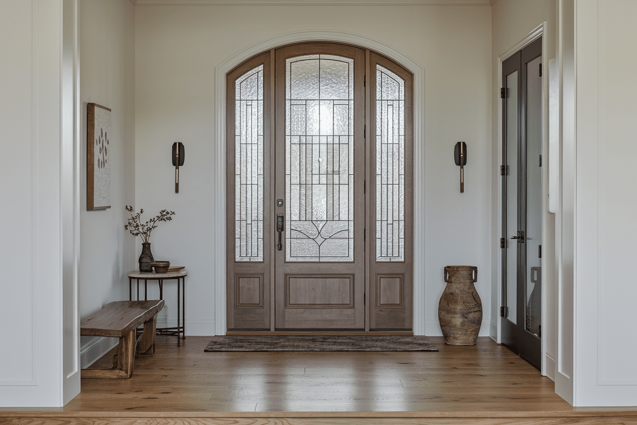 Stylish entryway of a home