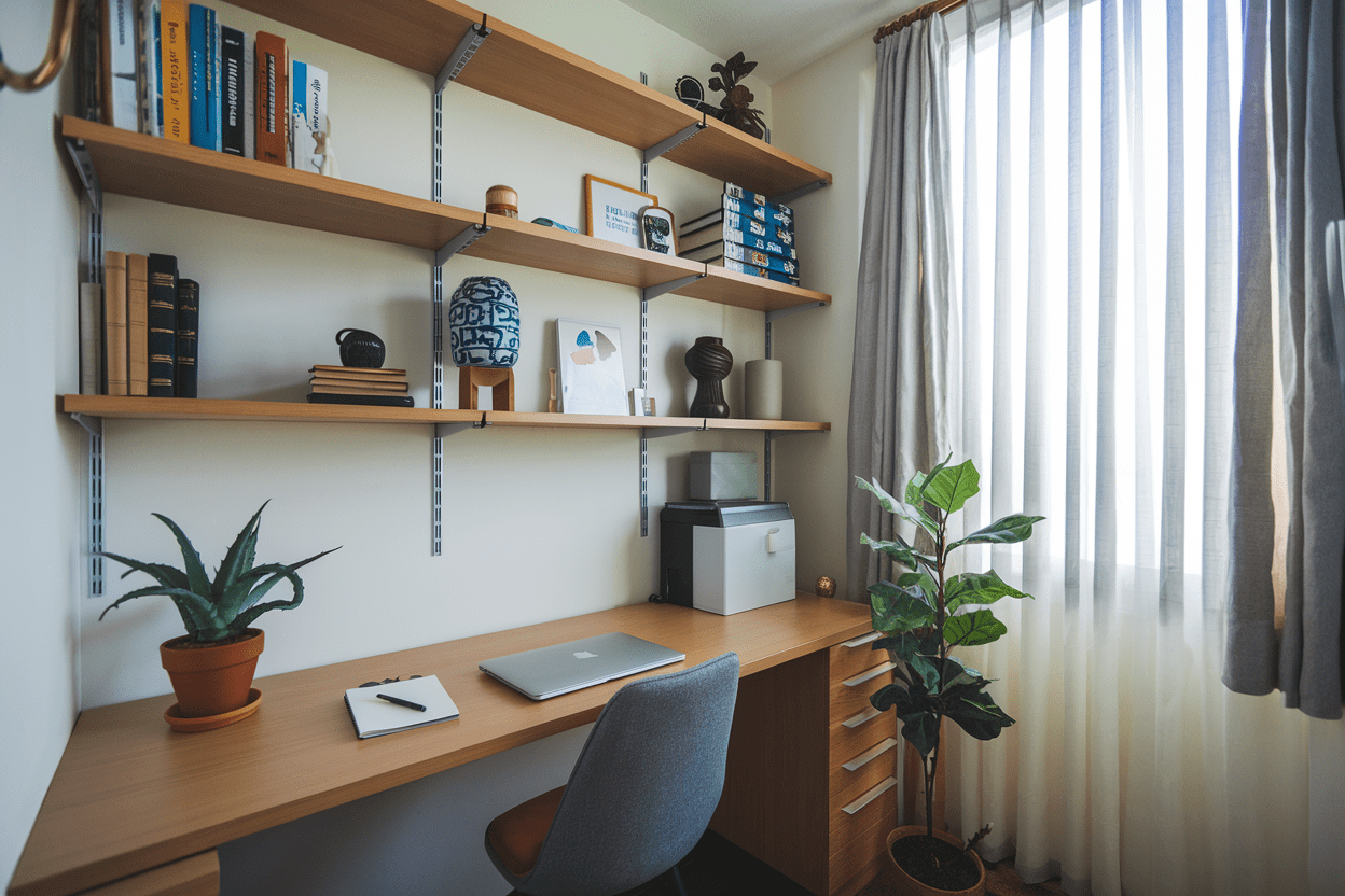 Tiny Home Office setup