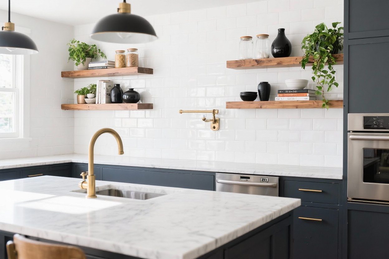 13 Trendy Kitchen Shelf Ideas That Will Elevate Your Cooking Space—you’ll Want Them All