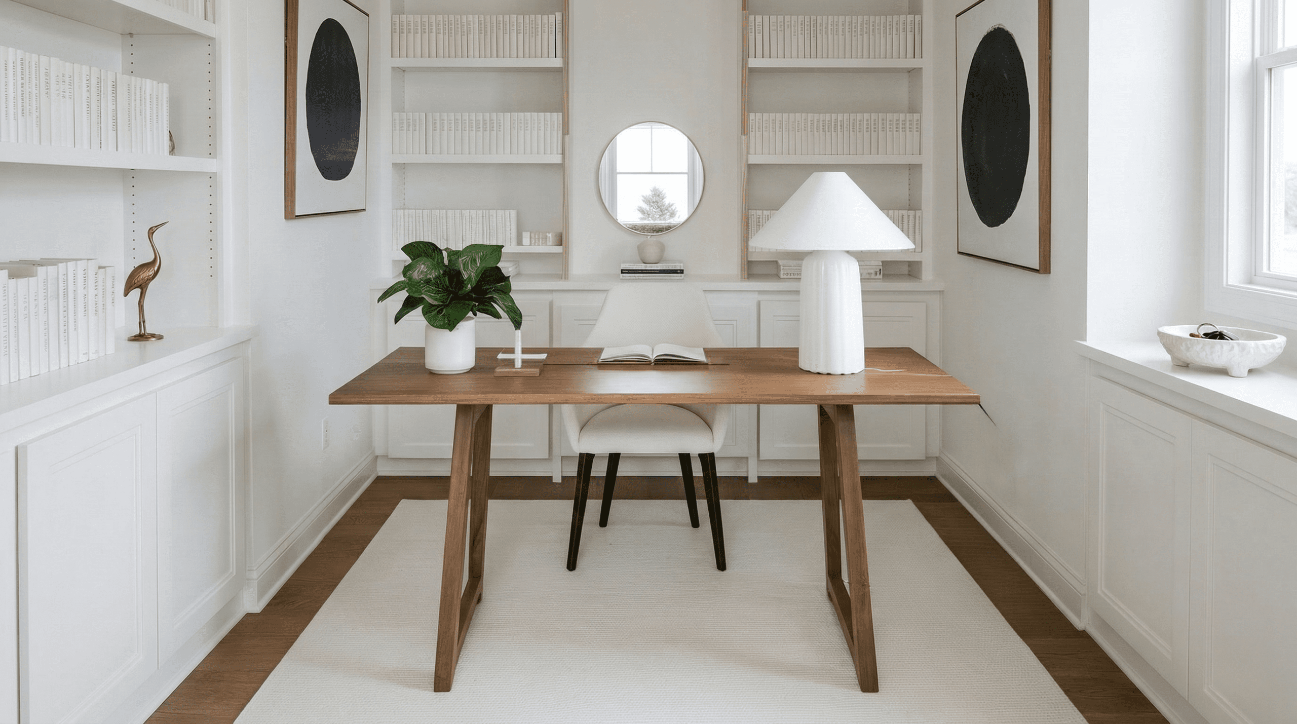 Picture of a Minimalist Home Office