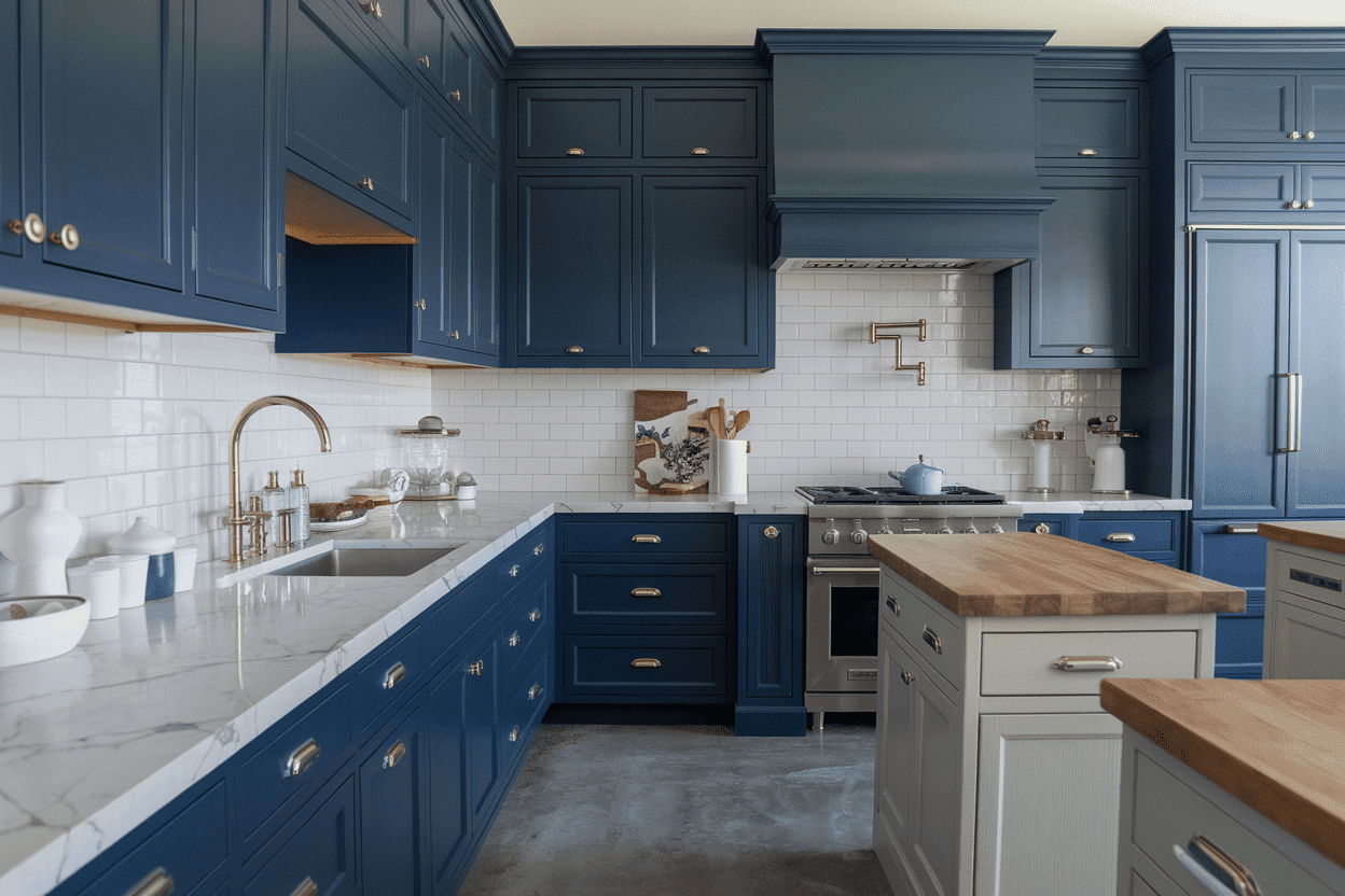 Trendy Kitchen Cabinet Color Ideas