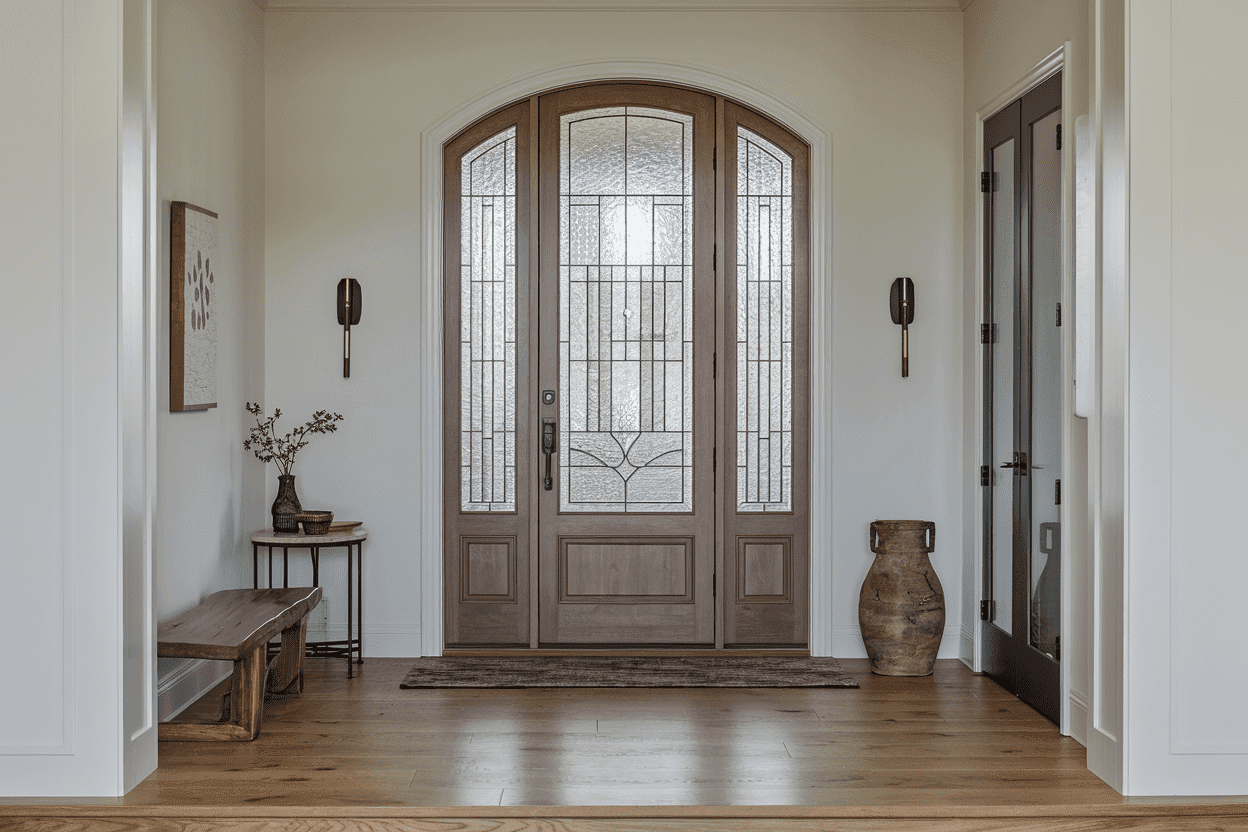 Stylish entryway of a home